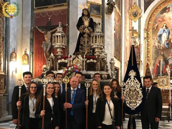 Cofradía Borriquilla Granada: PARTICIPACIÓN DE NUESTRA COFRADÍA EN LA SALIDA EXTRAORDINARIA DE NTRO. PADRE JESÚS DEL RESCATE POR SUS 300 AÑOS