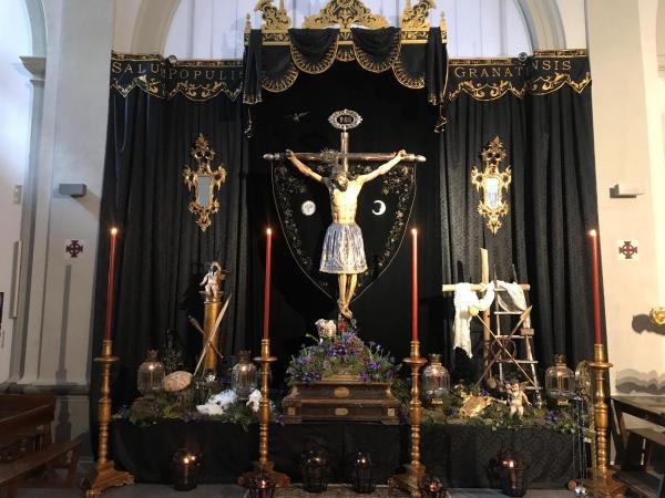 Cofradía Borriquilla Granada: CULTOS CUARESMALES AL SANTÍSIMO CRISTO DE LA SALUD