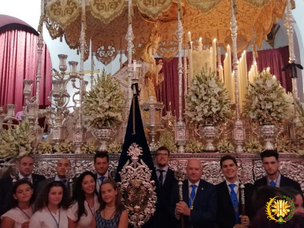 Cofradía Borriquilla Granada: SALIDA EXTRAORDINARIA DE MARÍA SANTÍSIMA DE LA AURORA CORONADA 