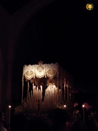 Cofradía Borriquilla Granada: SALIDA EXTRAORDINARIA DE MARÍA SANTÍSIMA DE LA AURORA CORONADA 