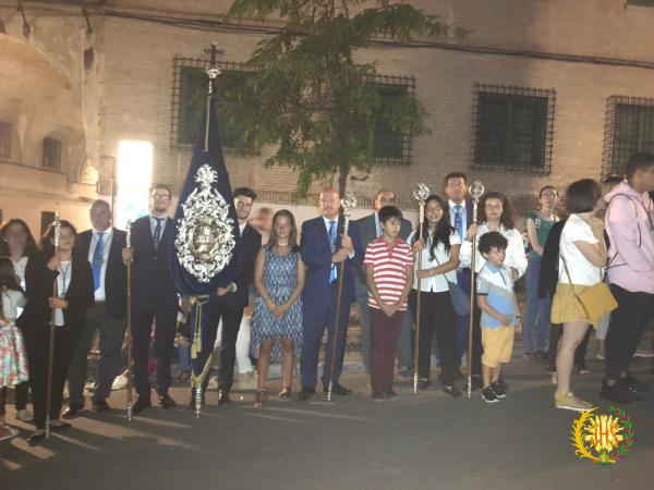 Cofradía Borriquilla Granada: SALIDA EXTRAORDINARIA DE MARÍA SANTÍSIMA DE LA AURORA CORONADA 