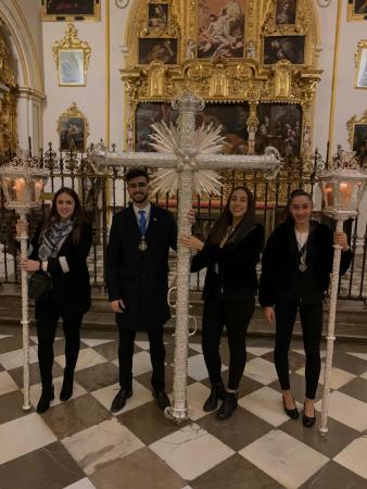 Cofradía Borriquilla Granada: VÍA CRUCIS OFICIAL DE LA REAL FEDERACIÓN DE HERMANDADES Y COFRADÍAS DE GRANADA