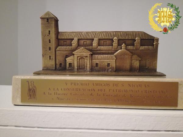 Cofradía Borriquilla Granada: V PREMIO AMIGOS DE SAN NICOLÁS A LA CONSERVACIÓN DEL PATRIMONIO CRISTIANO