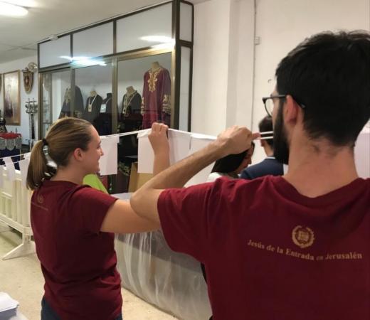 Cofradía Borriquilla Granada: PARTICIPACIÓN DE NUESTRA COFRADÍA EN LA CORONACIÓN CANÓNICA PONTIFICIA DE NTRA. SRA. DE LA ESPERANZA