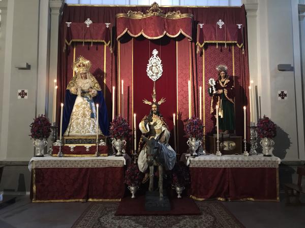 Cofradía Borriquilla Granada: TRIDUO EN HONOR A JESÚS DE LA ENTRADA EN JERUSALÉN, FUNCIÓN SOLEMNE POR LA FESTIVIDAD DE CRISTO REY y BESAMANOS  2018