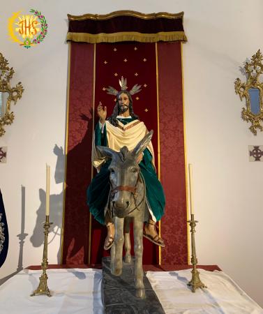 Cofradía Borriquilla Granada: "LAS GLORIAS DE MARIA 2020: JESÚS DE LA ENTRADA EN JERUSALÉN"