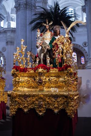 Cofradía Borriquilla Granada: JESÚS DE LA ENTRADA EN JERUSALÉN EN LA S.A.I. CATEDRAL POR LA EXPOSICIÓN KERYGMA, EL ARTE DE EVANGELIZAR. NO TE LA PIERDAS
