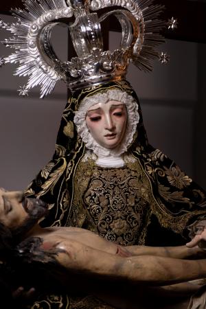 Cofradía Borriquilla Granada: TRASLADO DE NUESTRA SEÑORA DE LAS ANGUSTIAS A LA S.I. CATEDRAL CON MOTIVO DE “KERYGMA”