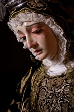 Cofradía Borriquilla Granada: TRASLADO DE NUESTRA SEÑORA DE LAS ANGUSTIAS A LA S.I. CATEDRAL CON MOTIVO DE “KERYGMA”