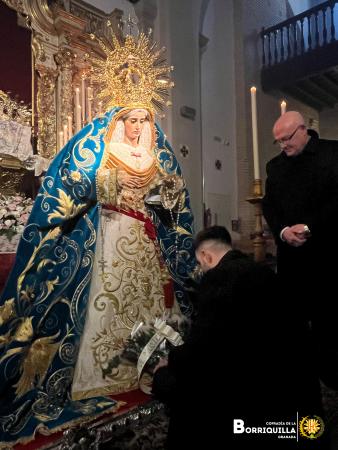 Cofradía Borriquilla Granada: CELEBRAMOS LA FESTIVIDAD DE NUESTRA MADRE, NTRA. SRA. DE LA PAZ