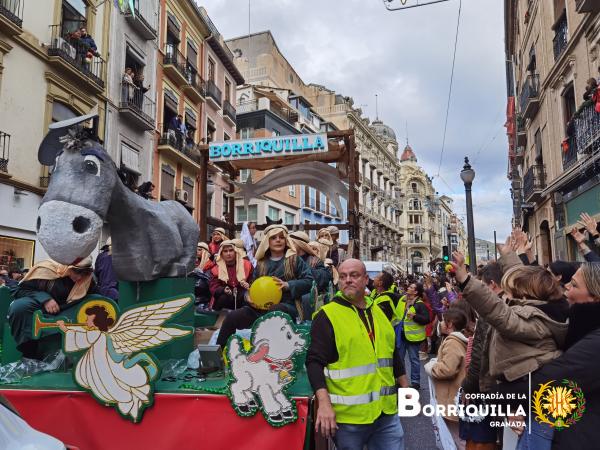 Cofradía Borriquilla Granada: FOTOS CARROZA ILUSIÓN  - CABALGATA 2026