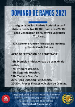 Cofradía Borriquilla Granada: DOMINGO DE RAMOS 2021