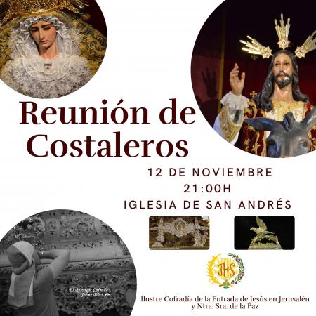 Cofradía Borriquilla Granada: REUNIÓN DE COSTALEROS