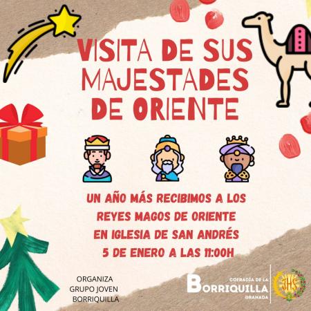 Cofradía Borriquilla Granada: RECIBIMOS A SUS SSMM LOS REYES MAGOS DE ORIENTE EN LA COFRADÍA