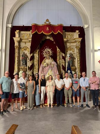 Cofradía Borriquilla Granada: FIRMA DEL CONTRATO CON LA BANDA DE MÚSICA FELIPE MORENO DE CÚLLAR VEGA