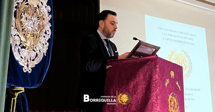 Cofradía Borriquilla Granada: PRESENTADO EL CARTEL DEL DOMINGO DE RAMOS DEL 2026 EN UNA TARDE CARGADA DE EMOCIÓN Y MENSAJES