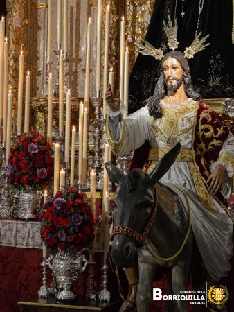 Cofradía Borriquilla Granada: ALTAR POR CRISTO REY DEL UNIVERSO