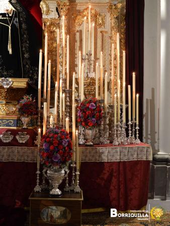 Cofradía Borriquilla Granada: ALTAR POR CRISTO REY DEL UNIVERSO