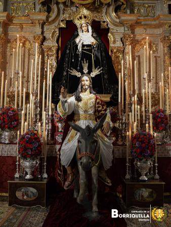 Cofradía Borriquilla Granada: ALTAR POR CRISTO REY DEL UNIVERSO