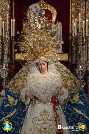 Cofradía Borriquilla Granada: Festividad de Nuestra Señora de la Paz: Un altar efímero lleno de historia y devoción. 2025