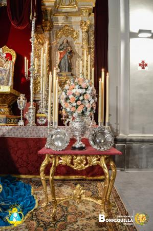 Cofradía Borriquilla Granada: Festividad de Nuestra Señora de la Paz: Un altar efímero lleno de historia y devoción. 2025