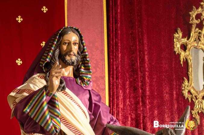 Cofradía Borriquilla Granada: Jesús de la entrada en Jerusalén Cuaresma 2023