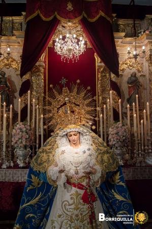 Cofradía Borriquilla Granada: ALTAR DE CULTOS NTRA. SRA. DE LA PAZ