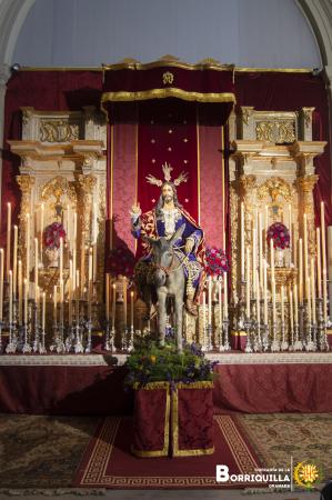 Cofradía Borriquilla Granada: Altar de Cristo Rey 2023