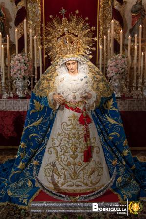 Cofradía Borriquilla Granada: ALTAR DE CULTOS NTRA. SRA. DE LA PAZ