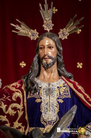 Cofradía Borriquilla Granada: Altar de Cristo Rey 2023