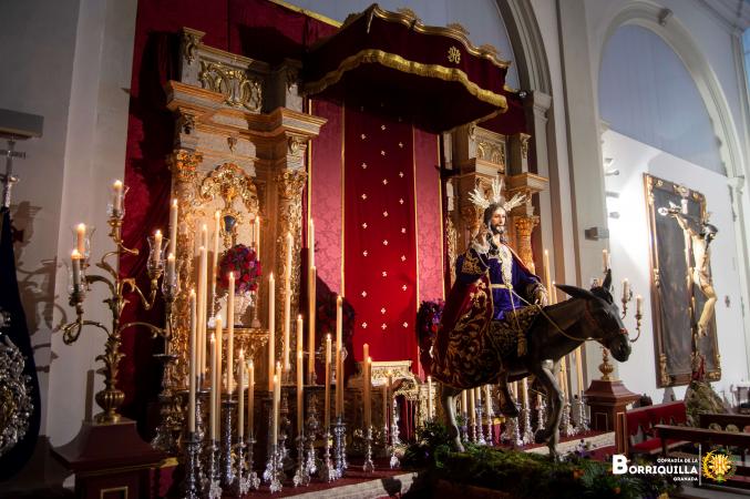 Cofradía Borriquilla Granada: Altar de Cristo Rey 2023