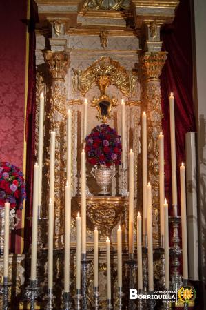 Cofradía Borriquilla Granada: Altar de Cristo Rey 2023