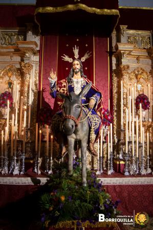 Cofradía Borriquilla Granada: Altar de Cristo Rey 2023