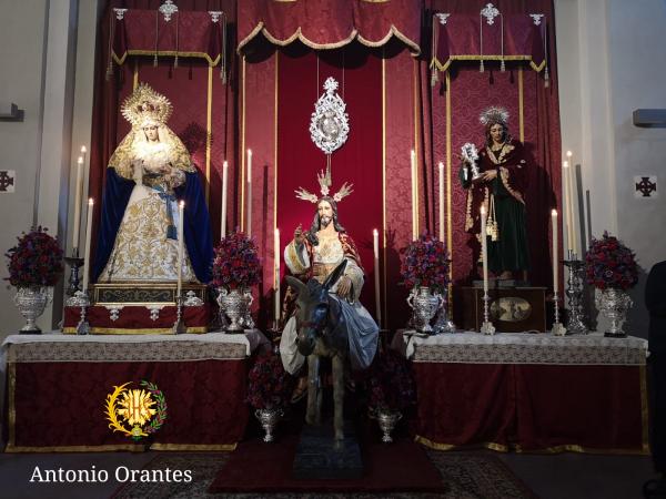 Cofradía Borriquilla Granada: TRIDUO EN HONOR A JESÚS DE LA ENTRADA EN JERUSALÉN, FUNCIÓN SOLEMNE POR LA FESTIVIDAD DE CRISTO REY y BESAMANOS  2018