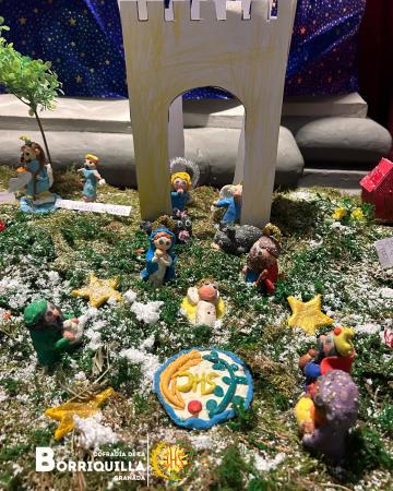 Cofradía Borriquilla Granada: EL BELÉN INFANTIL DE LA COFRADÍA. PRIMER PREMIO. 