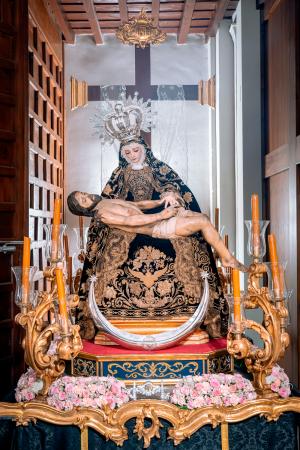 Cofradía Borriquilla Granada: PRESENTACIÓN DE LA VIRGEN DE LAS ANGUSTIAS EN LAS ANDAS. KERYGMA 2026