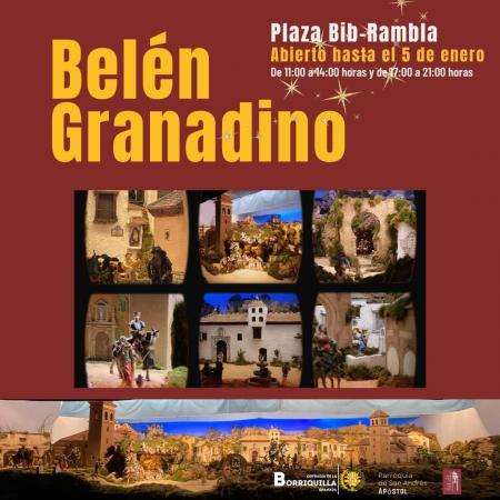 Cofradía Borriquilla Granada: BELÉN PLAZA BIB-RAMBLA 2024 - FOTOS