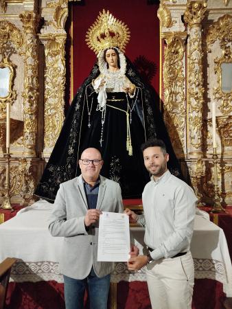 Cofradía Borriquilla Granada: NUEVO PROYECTO PAÑOS Y ORFEBRERÍA DE BOCINAS PASO MISTERIO Y PALIO