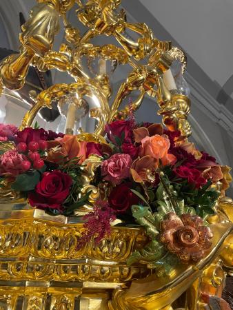Cofradía Borriquilla Granada: EXORNO FLORAL PARA EL PASO DE MISTERIO