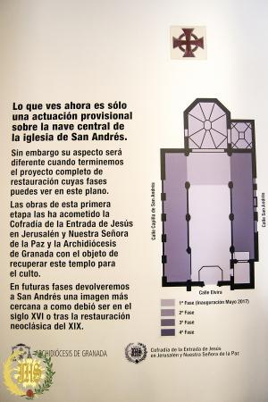 Cofradía Borriquilla Granada: SOLEMNE FUNCIÓN DE REAPERTURA DE LA IGLESIA PARROQUIAL DE SAN ANDRÉS APÓSTOL