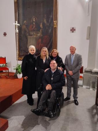 Cofradía Borriquilla Granada: CELEBRAMOS Y ASISTIMOS A LA INAUGURACIÓN DE LA TERCERA FASE DE RESTAURACIÓN DE LA IGLESIA DE SAN ANDRÉS APÓSTOL