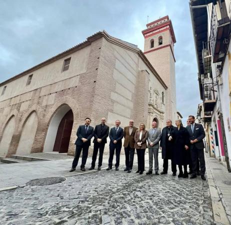 Cofradía Borriquilla Granada: CELEBRAMOS Y ASISTIMOS A LA INAUGURACIÓN DE LA TERCERA FASE DE RESTAURACIÓN DE LA IGLESIA DE SAN ANDRÉS APÓSTOL