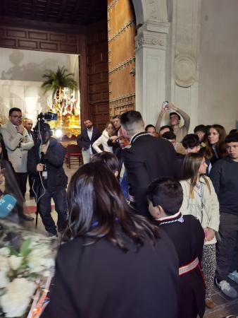 Cofradía Borriquilla Granada: RECIBIMOS A LA BANDA DEL DESPOJADO GRANADA  28 DE MARZO 2026