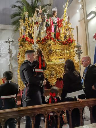 Cofradía Borriquilla Granada: RECIBIMOS A LA BANDA DEL DESPOJADO GRANADA  28 DE MARZO 2026