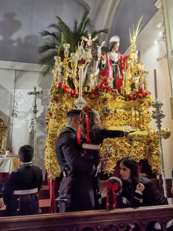Cofradía Borriquilla Granada: RECIBIMOS A LA BANDA DEL DESPOJADO GRANADA  28 DE MARZO 2026