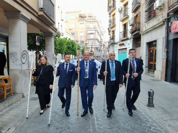 Cofradía Borriquilla Granada: TRASLADO DE LA VIRGEN DE LAS ANGUSTIAS DE SAN ANDRÉS A LA S.A.I. CATEDRAL POR KERYGMA