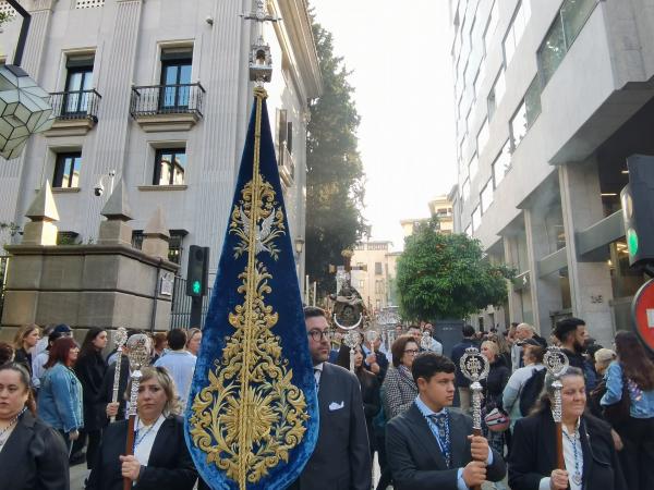Cofradía Borriquilla Granada: TRASLADO DE LA VIRGEN DE LAS ANGUSTIAS DE SAN ANDRÉS A LA S.A.I. CATEDRAL POR KERYGMA
