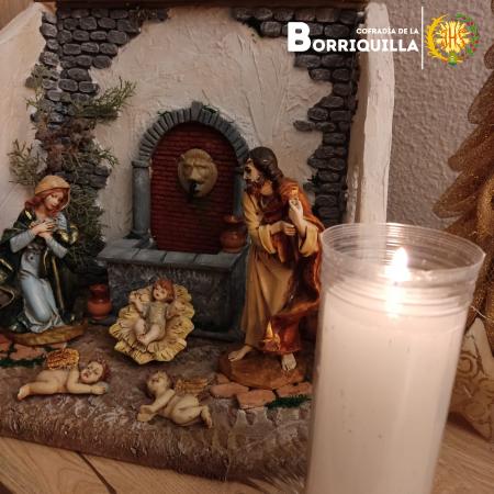 Cofradía Borriquilla Granada: Y LA LUZ DE BELÉN LLEGÓ A SAN ANDRÉS