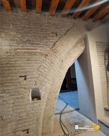 Cofradía Borriquilla Granada: VISITA JUNTA DE ANDALUCIA OBRAS DE SAN ANDRÉS