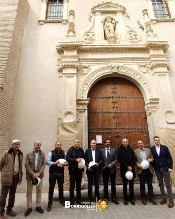 Cofradía Borriquilla Granada: VISITA JUNTA DE ANDALUCIA OBRAS DE SAN ANDRÉS
